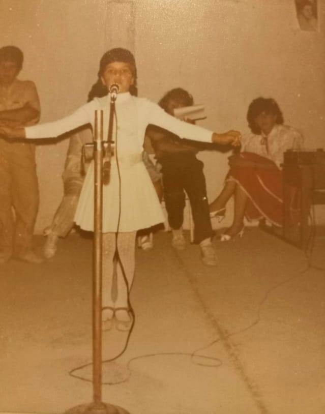 Young Asmara performing